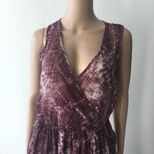 Olivaceous Maxi Dress Sleeveless Neckline Women’s